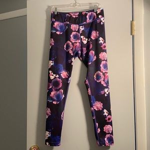 Aspire Floral Athletic Tights/Leggings